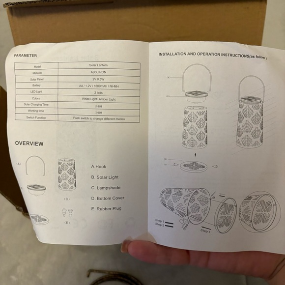 Outdoor Solar Lanterns - 4 Pack - Picture 13 of 13